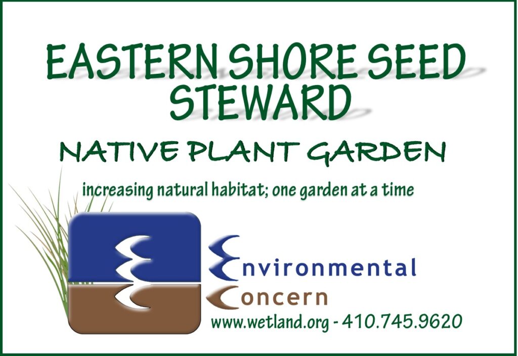 Eastern Shore Seed Steward garden sign